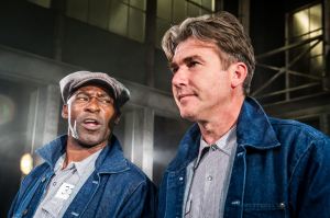 Ian Kelsey as Andy Dufresne and Patrick Robinson as Ellis 'Red' Redding